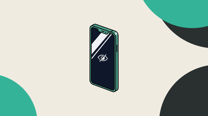 Samsung Galaxy S26 Ultra isometric illustration with privacy display icon